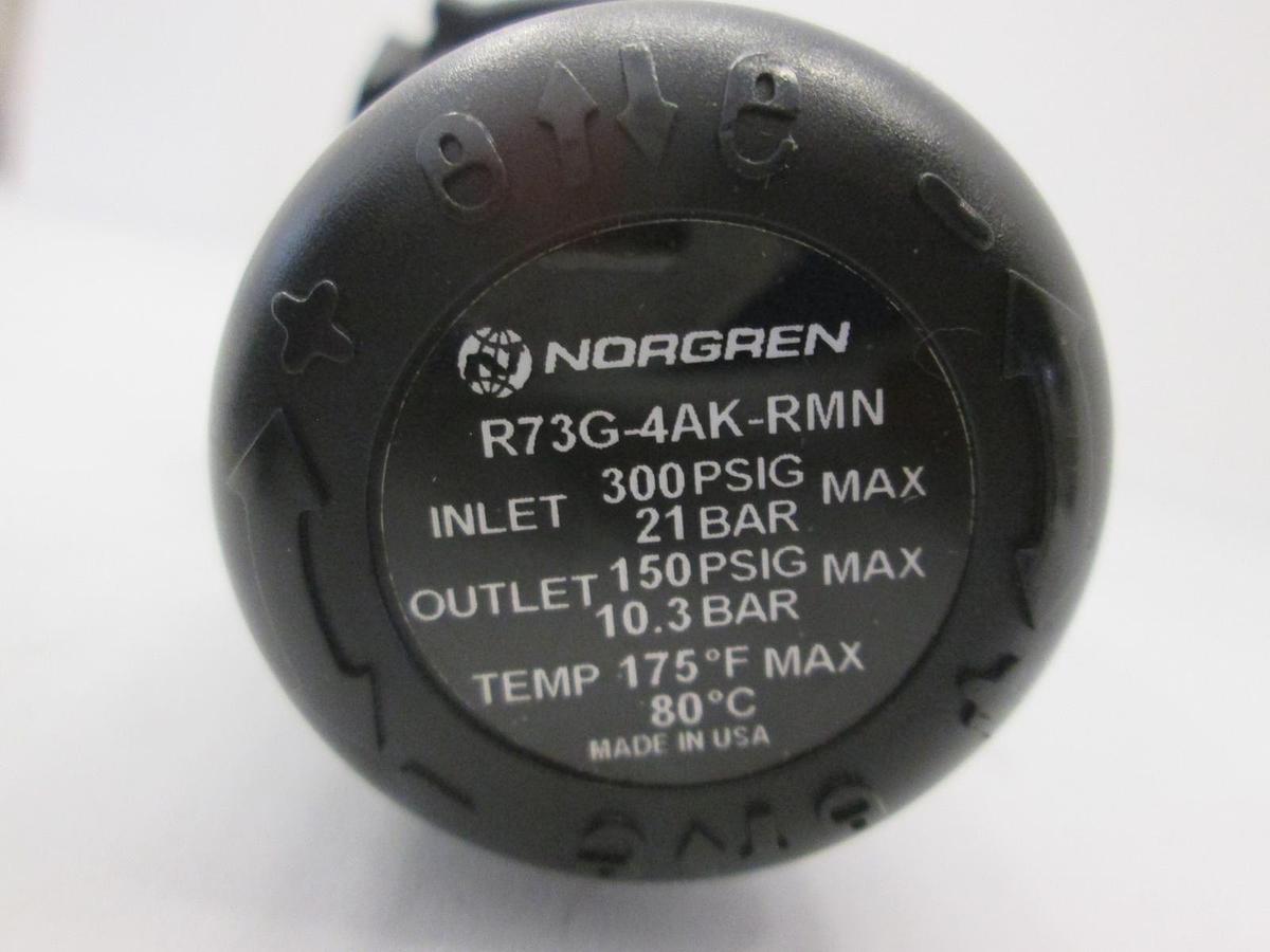 Used Norgren, R73G-4AK-RMN, Pressure Regulator, Used