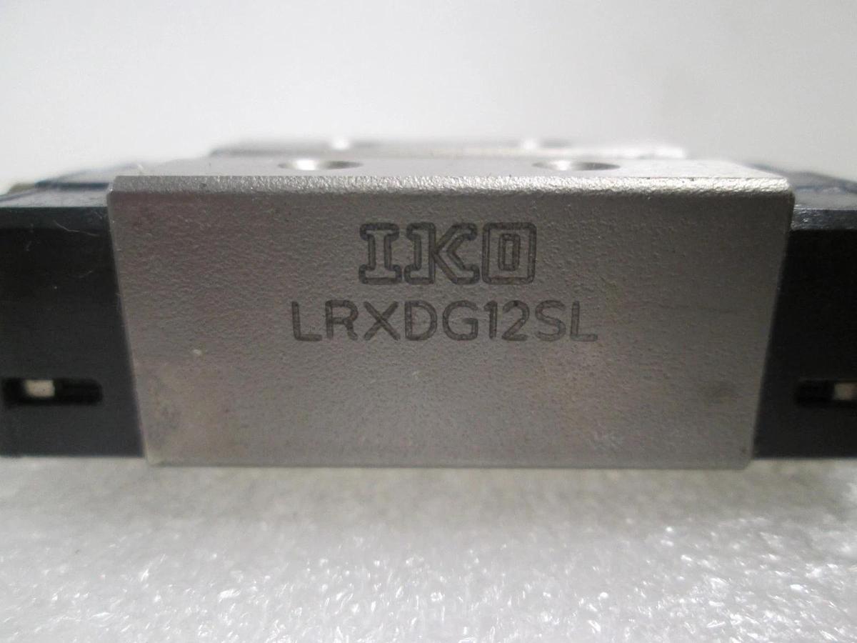 IKO, LRXDG12SL (2), Linear Bearing Guide Block w/ Guide Rail, New