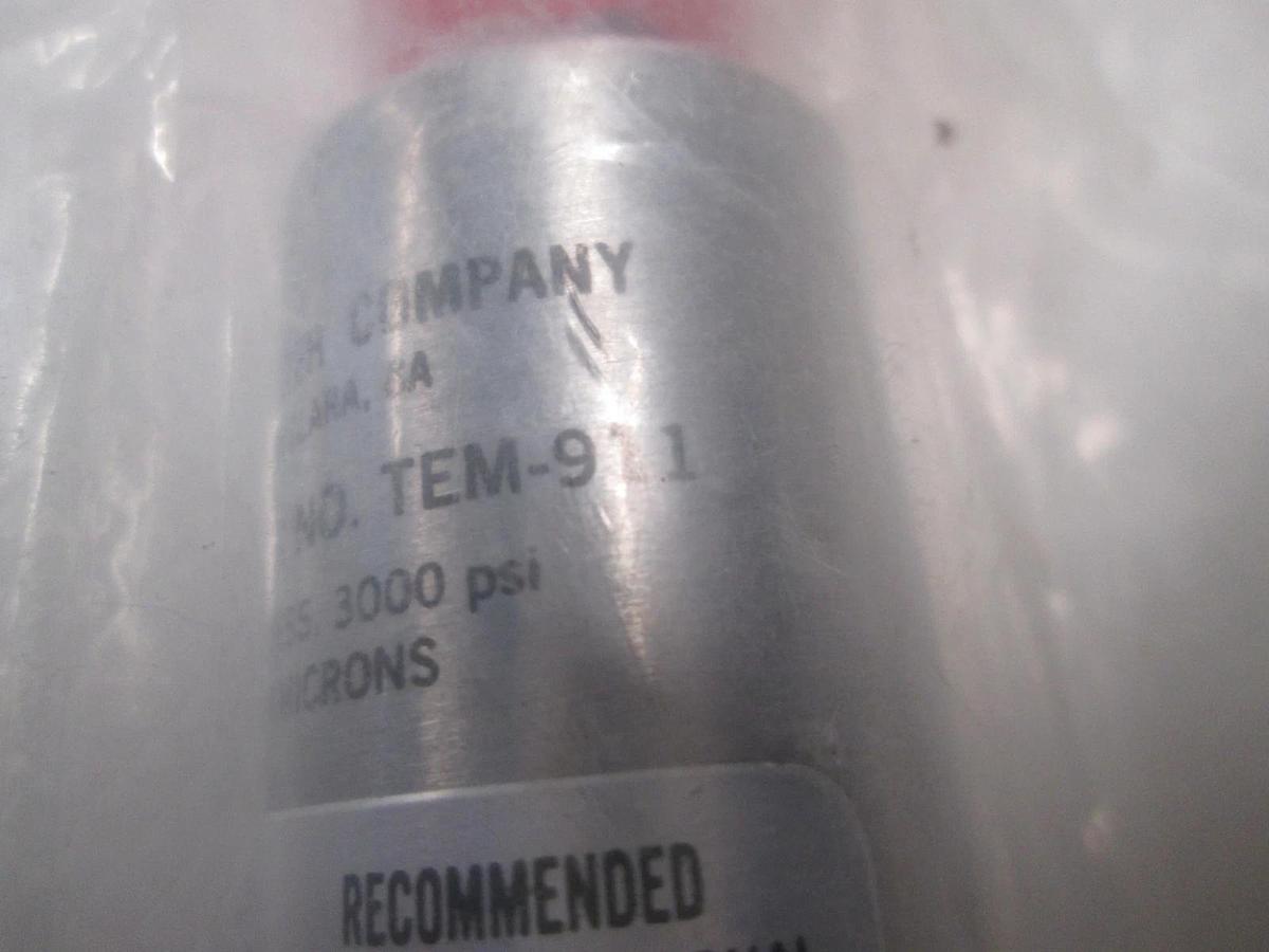 T.E.M Filter Company, TEM-911, Gas Filter, 3000 PSI, New