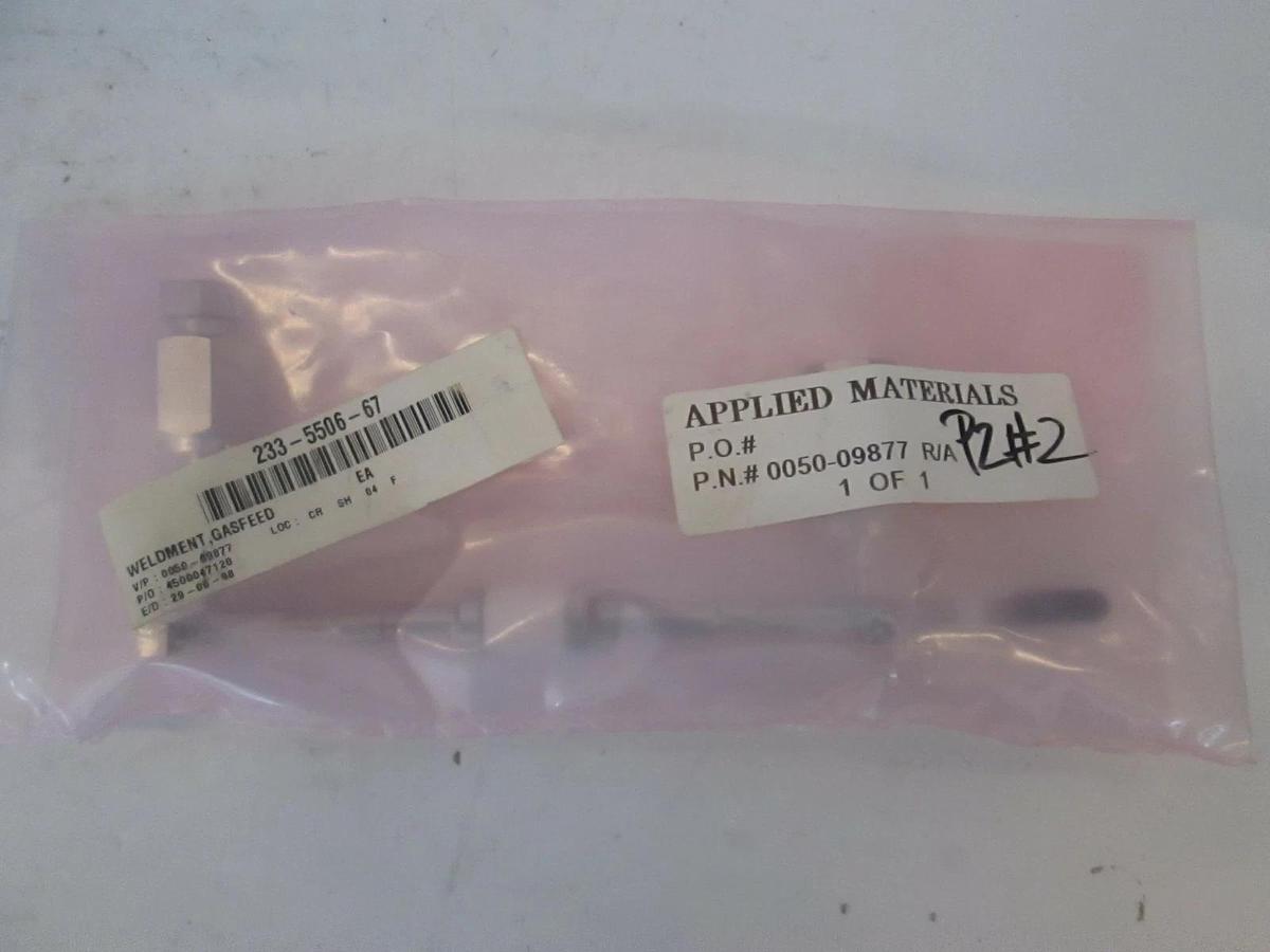 Used AMAT Gas Feed Weldment, ELECW/TRODE, 0050-09877, New
