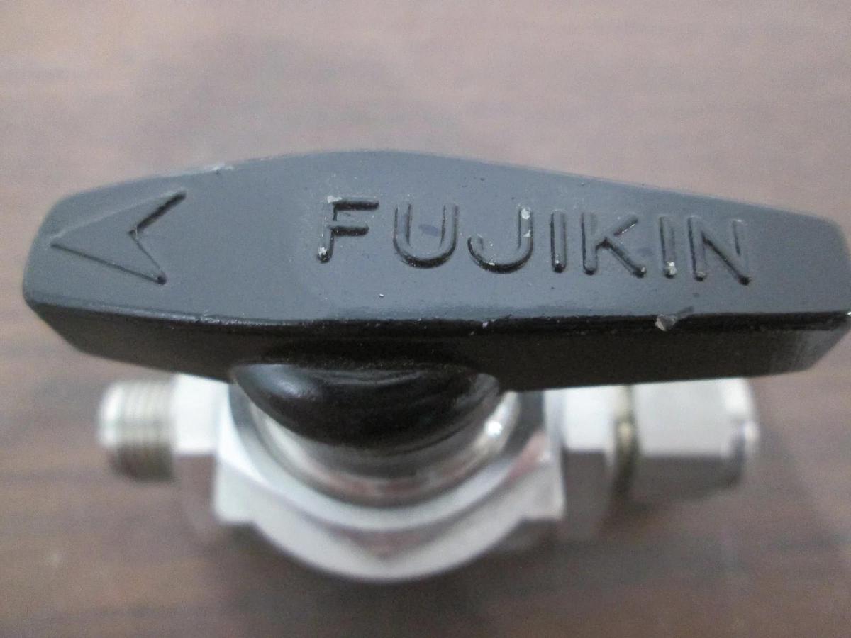 Used Fujikin, 1/4" Manual Ball Valve, 100407, Used