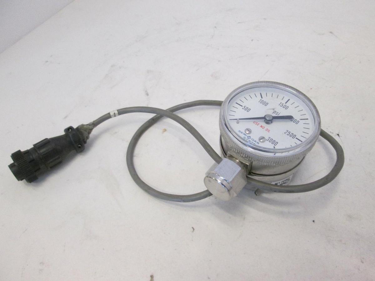 Used Span, Type 2, IPS 122, 21-0244-01, Pressure Gauge Transmitter, 0-3000 PSI, Used