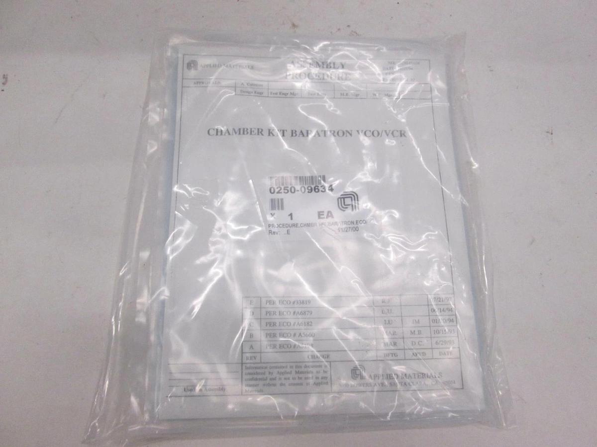 AMAT, Procedure, Chamber Kit, Baratron, 0250-09634, New