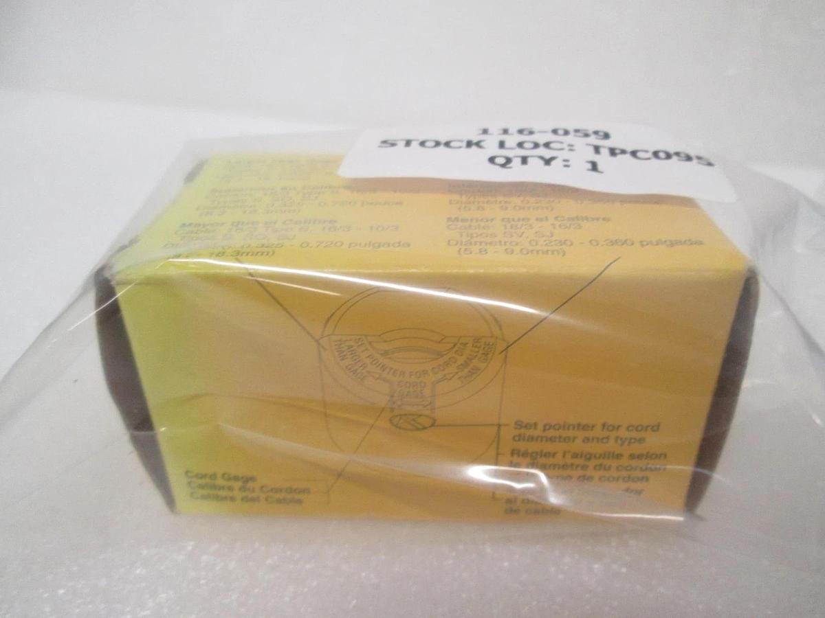 Hubbell, HBL4570C, Twist Lock Plug, 116-059, New
