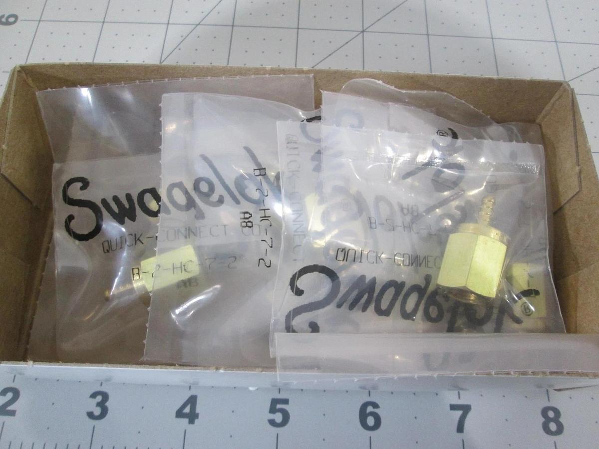 Swagelok, B-2-HC-7-2, Hose Connector, Quick Connect, New, Lot of 10