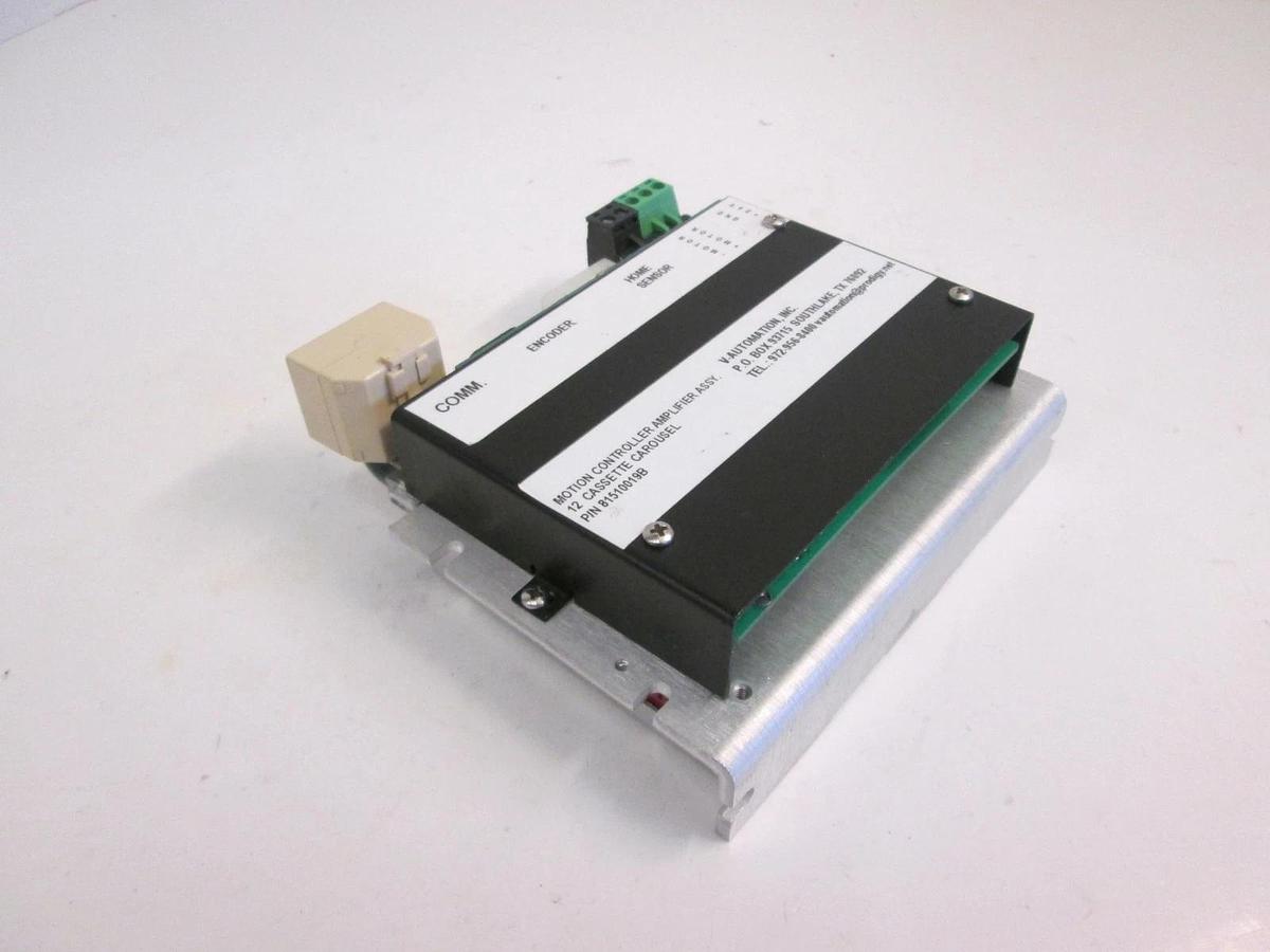 Used V-Automation, 81510019B, Motion Controller Amplifier, 12 Cassette Carousel
