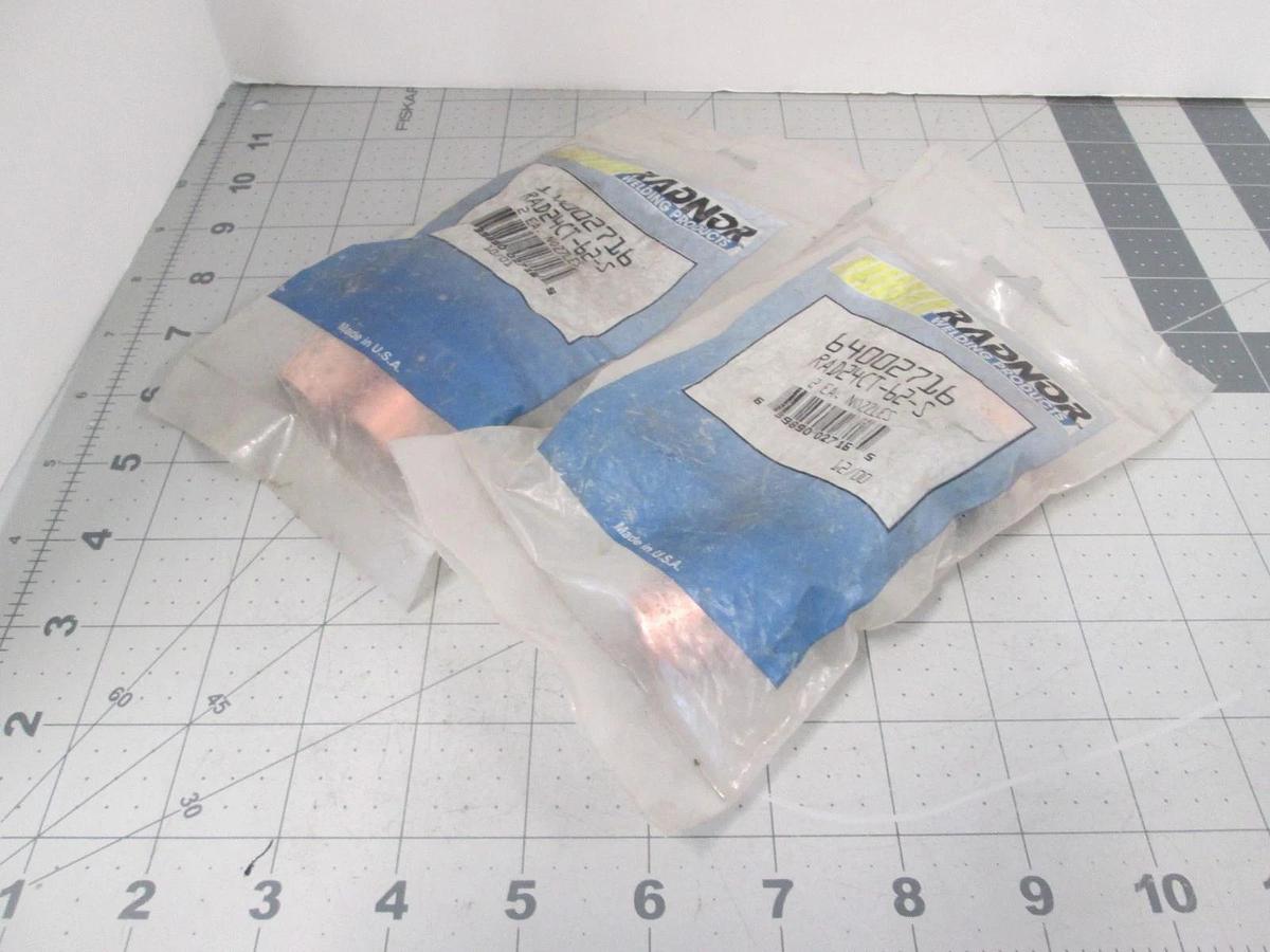 Radnor, RAD24CT-62-S, Coarse Thread Nozzle, New, Lot of 2 (4 Nozzles)