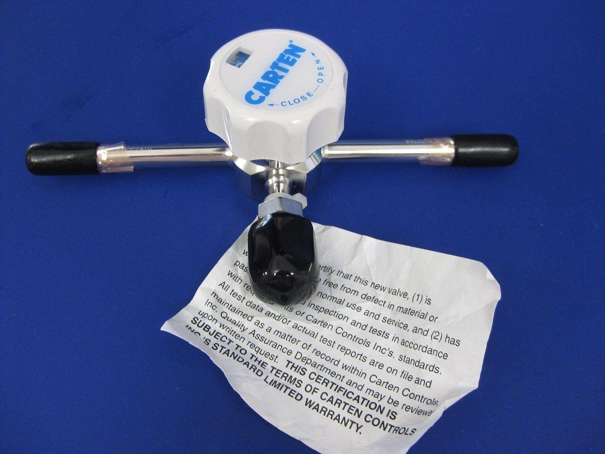 Carten SPDS375-20 Diaphragm Valve, 375 psi, 2 Way with Purge Port, New