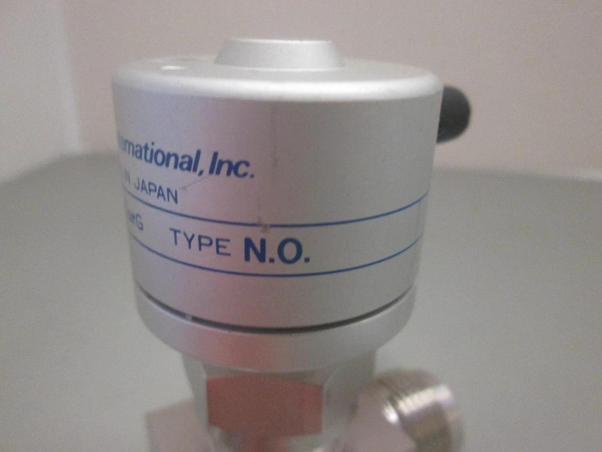 Used Fujikin, 3.5-7kgf, N.O. Pneumatic Valve, 1/2" MVCR, Used