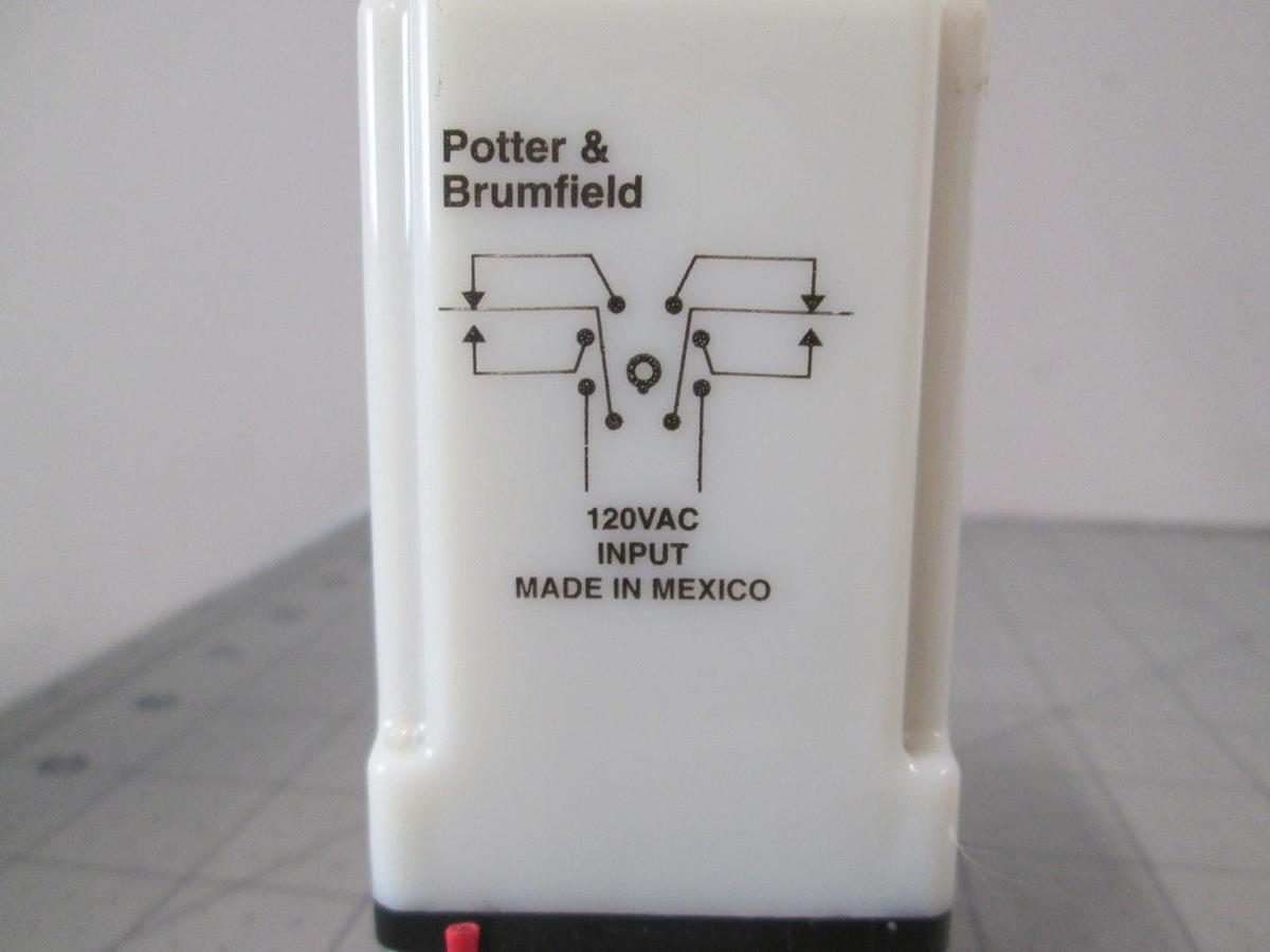 Used Potter & Brumfield CKB-38-77010 Time Delay Relay 0.1 sec to 10 sec, Used