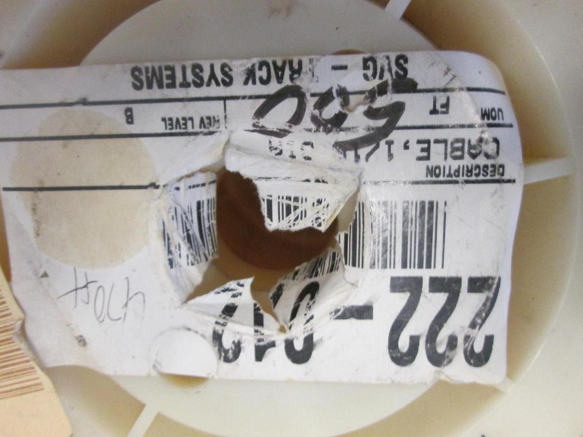 Used SAVA INDUSTRIES, 103029, CABLE, 1/16 diameter, New, 700FT