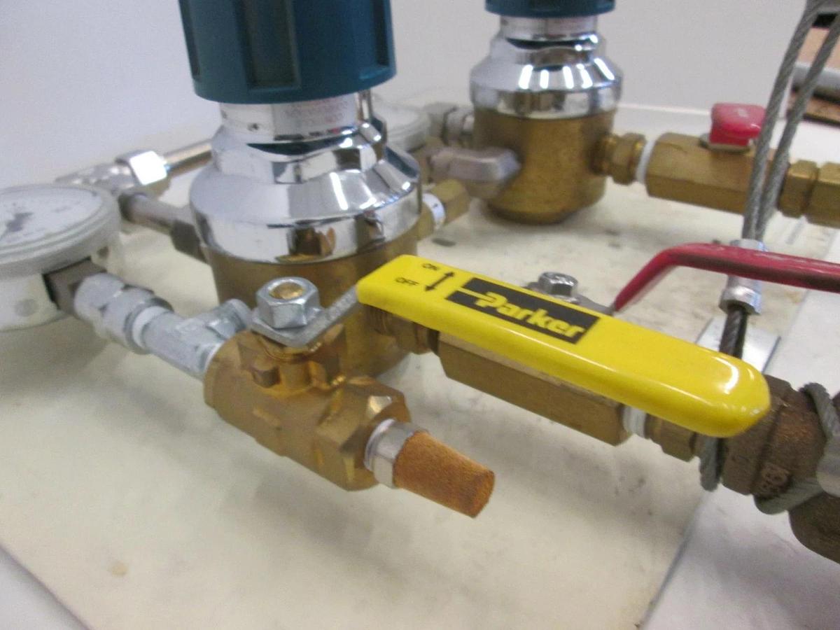 Used Custom Gas Regulator Assy for N2, Used