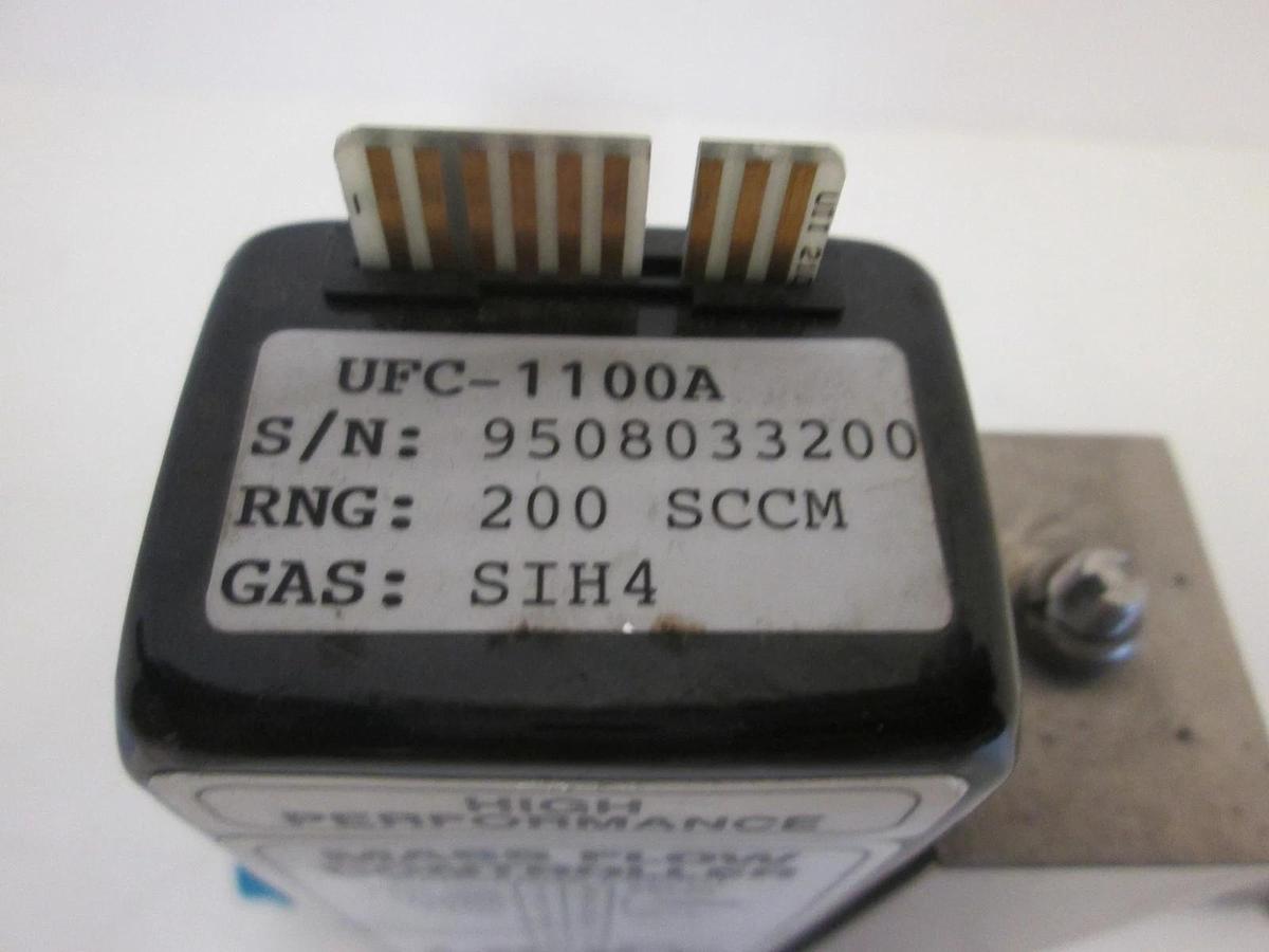 Used Unit Instruments, UFC-1100A, MFC w/ Filter, 200 SCCM, SIH4, Used