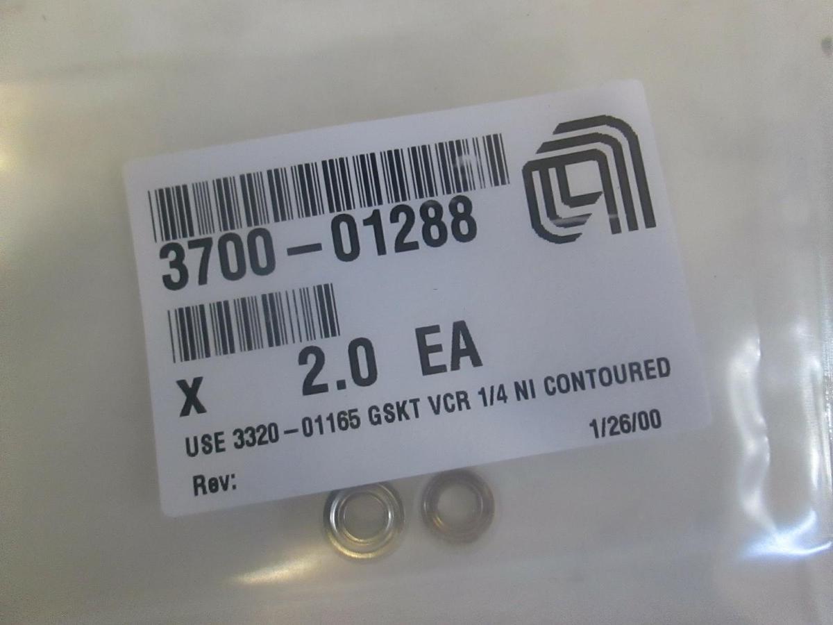 AMAT, 3700-01288, GSKT VCR 1/4 NI Contoured, New, Lot of 2