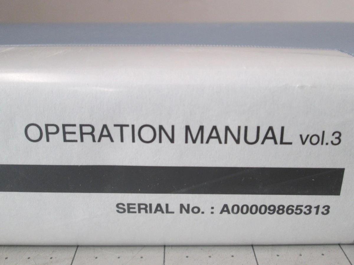 Used TEL Tokyo, ALPHA-8S, Operation Manual VOL. 3, Used