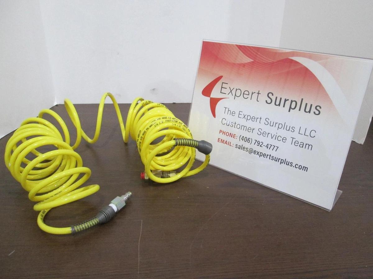 Used Fast-Stor, 1/4 I.D, Yellow Air Hose, 485124, Used