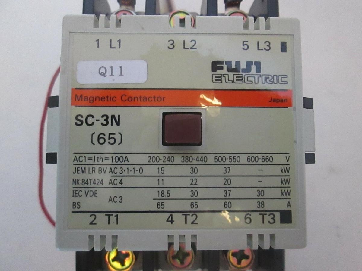 Used Fuji Electric, Magnetic Contactor, SC-3N, Used