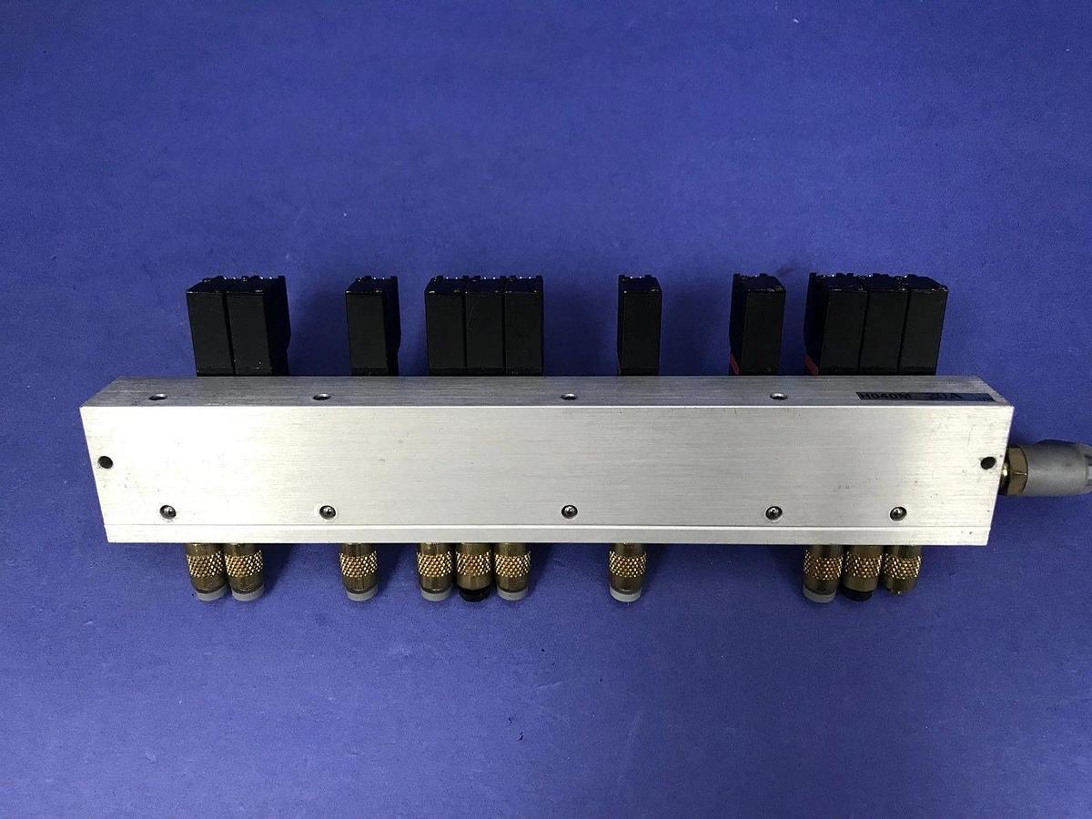 Used Humphrey HA040E1 Solenoid Valve, 11 Valves, Manifold Mounted, Used