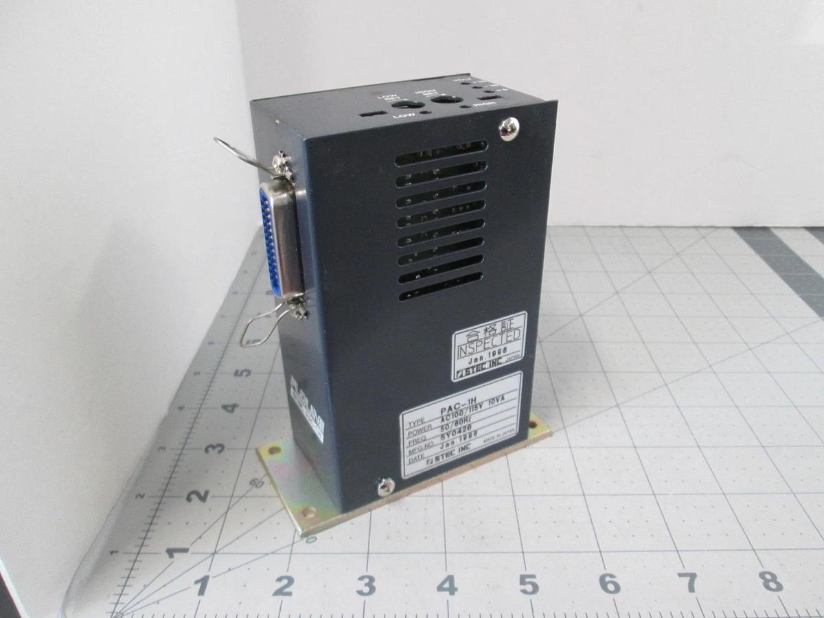 STEC Inc, PAC-1H, Floline Mass Flow Meter, Power Supply, AC100/115V, 10VA, New