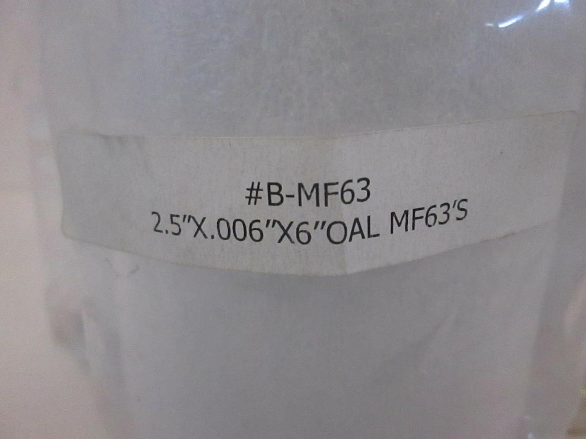 Bellows, sst , 2.5"x.006"x 6"OAL MF63's, New, Lot of 3