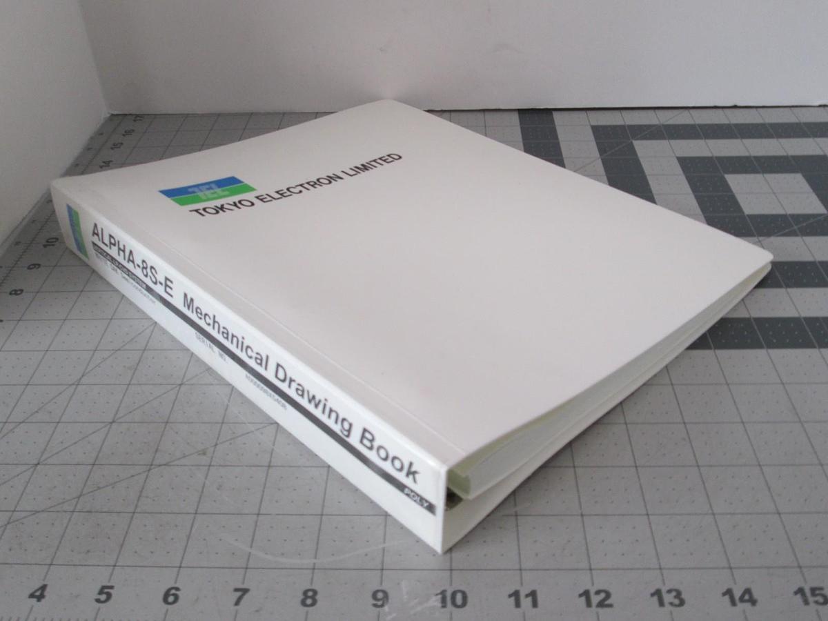 Used TEL Tokyo, ALPHA-8S-E, Mechanical Drawing Book POLY, Used