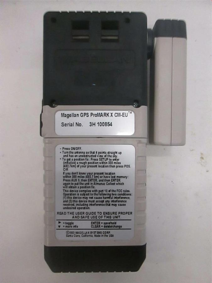 Used Magellan, ProMARK X CM-EU GPS, Used