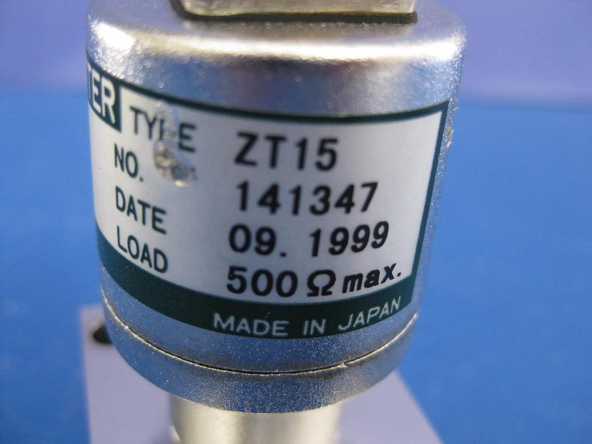 Used NAGANO KEIKI ZT15 Pressure Transmitter, Block Mount -15 to 75 psi, 24VDC