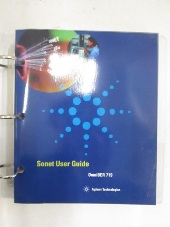 Used Agilent Technologies, OmniBER 719 Sonet User Guide, Used