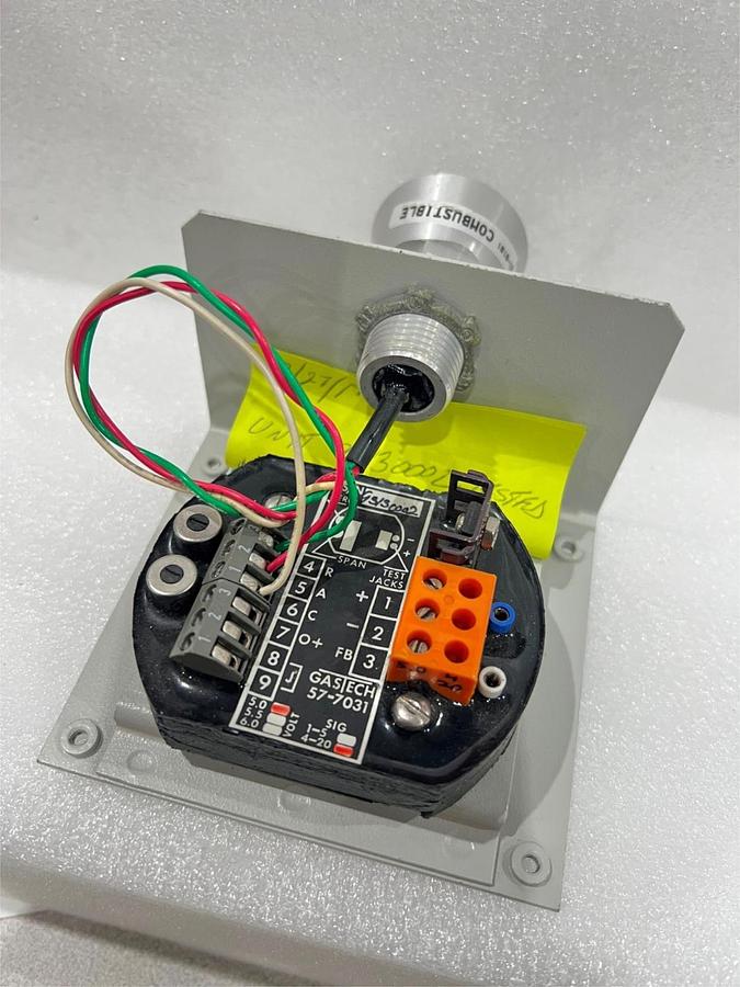 Used GasTech, 57-7031 Sensor Transmitter w/ amplifier, Used