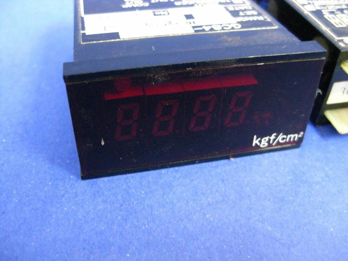 Used Nagano Keiki GC84-1D9 Digital Indicator, -1 to 10 kgf/cm2, Lot of 2, Used