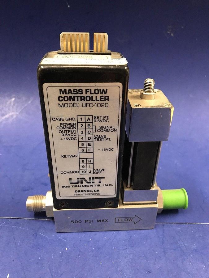 Used Unit UFC-1020, MFC, Mass Flow Controller, N2, 5 SLM, 1/4" VCR, Used