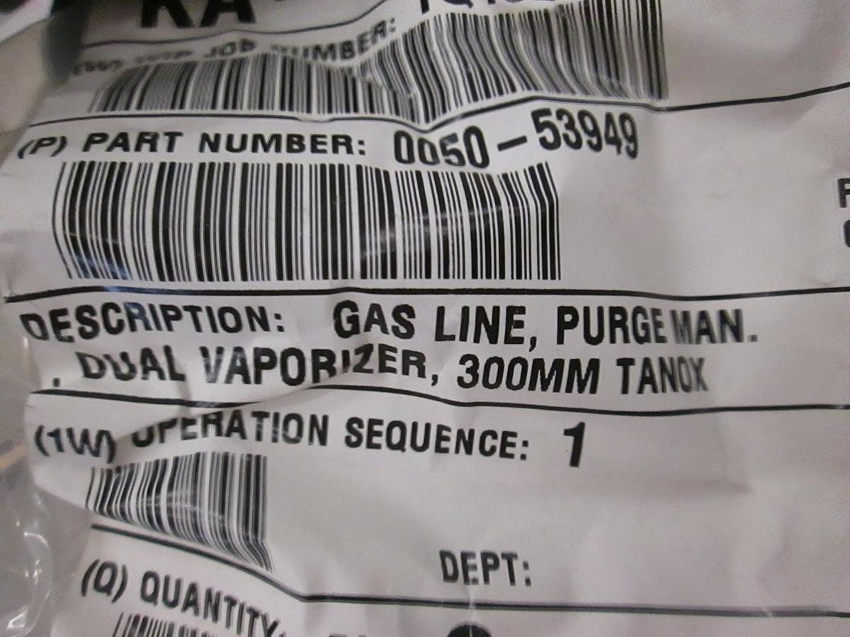 Used AMAT, Gas Line, Purge Man. Dual Vaporizer, 300MM Tanox, 0050-53949, Used