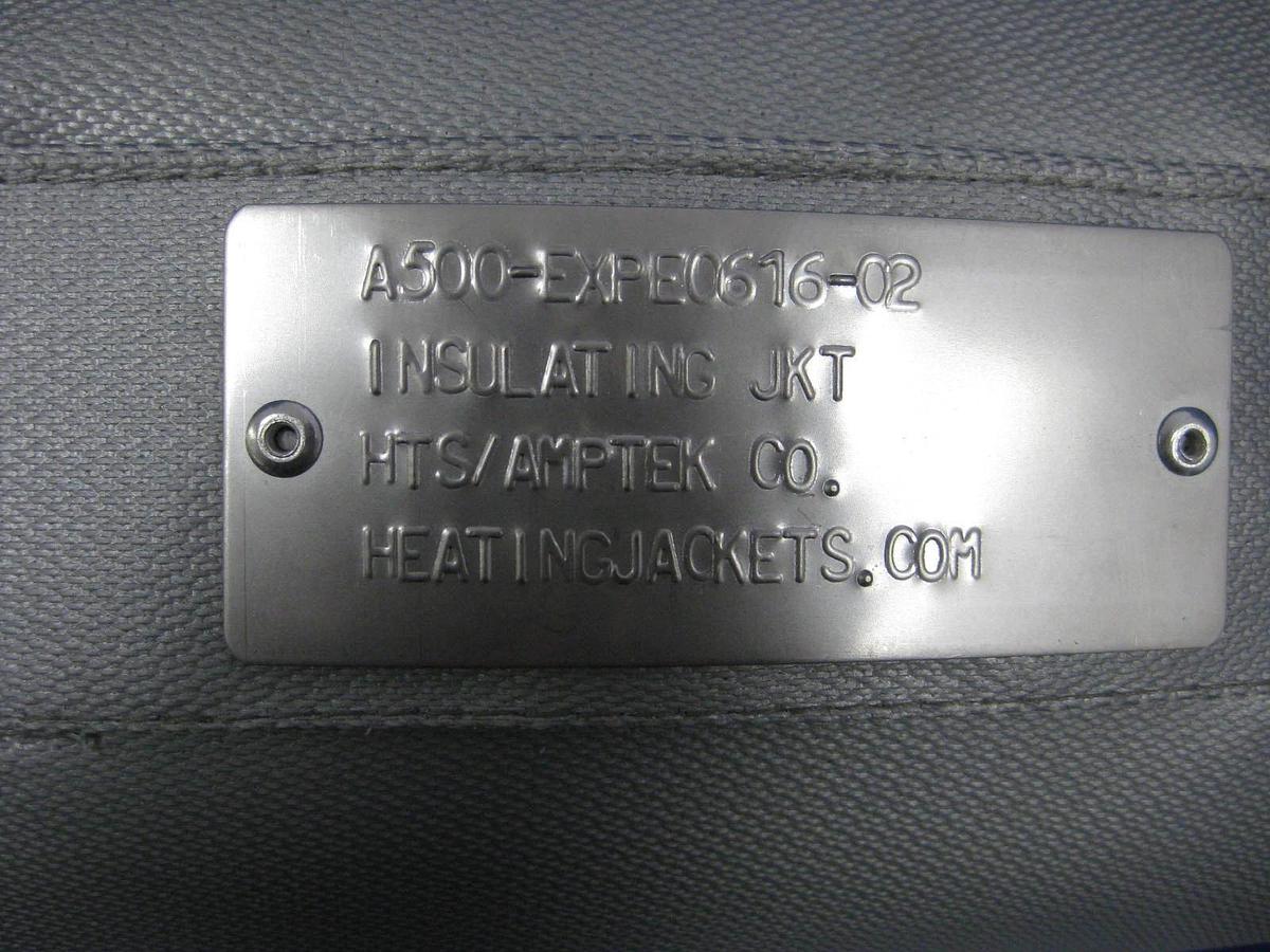 Used HTS/Amptek A500-EXPE0616-02 Insulating Heater Jacket 12"L, 4"ID