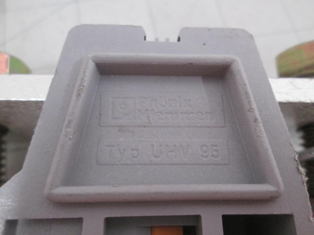 Used Phoenix Contact, UHV-95, High Current Terminal Block, 1000V, 200A, 95MM, Lot of 2