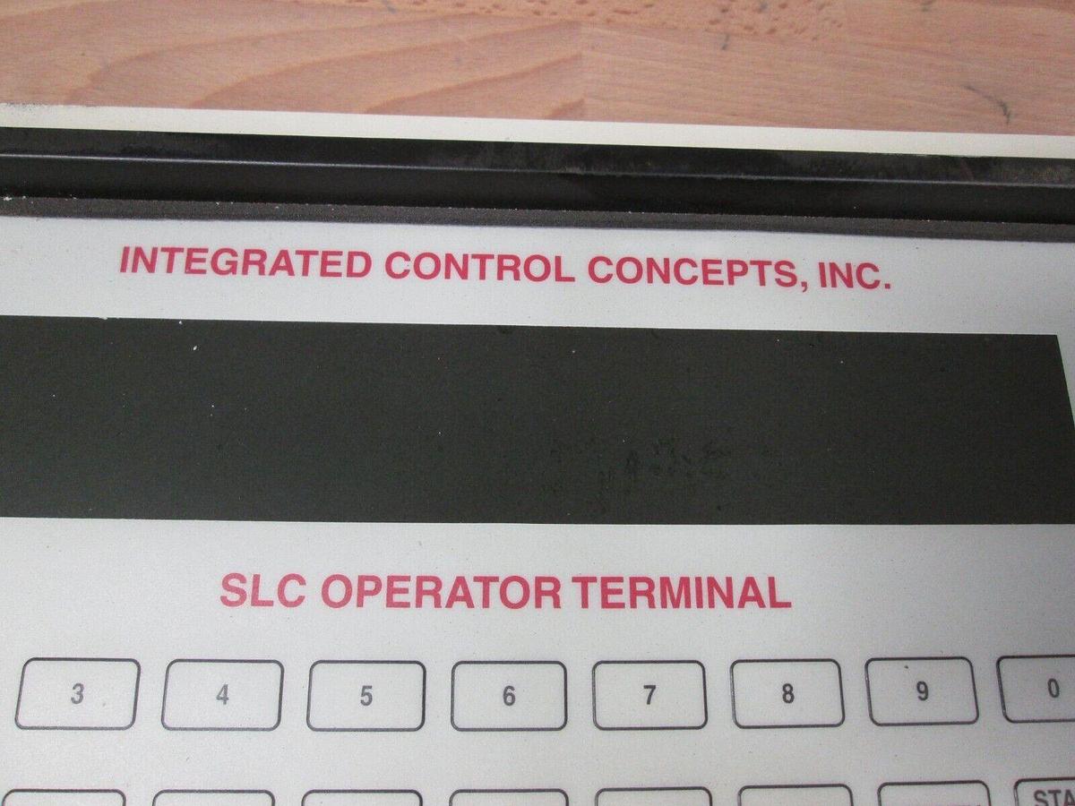 Used ICCI SLC Operator Terminal Display 8002755, with panel furnace ready to install
