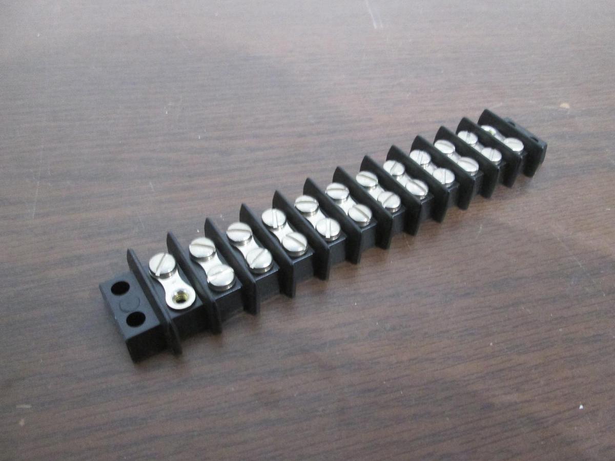 Used Cinch, 12 Position Terminal Block, Used