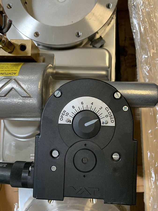 Used VAT Industrial HV Gate Valve 14044-PE44, 6" ID, Used