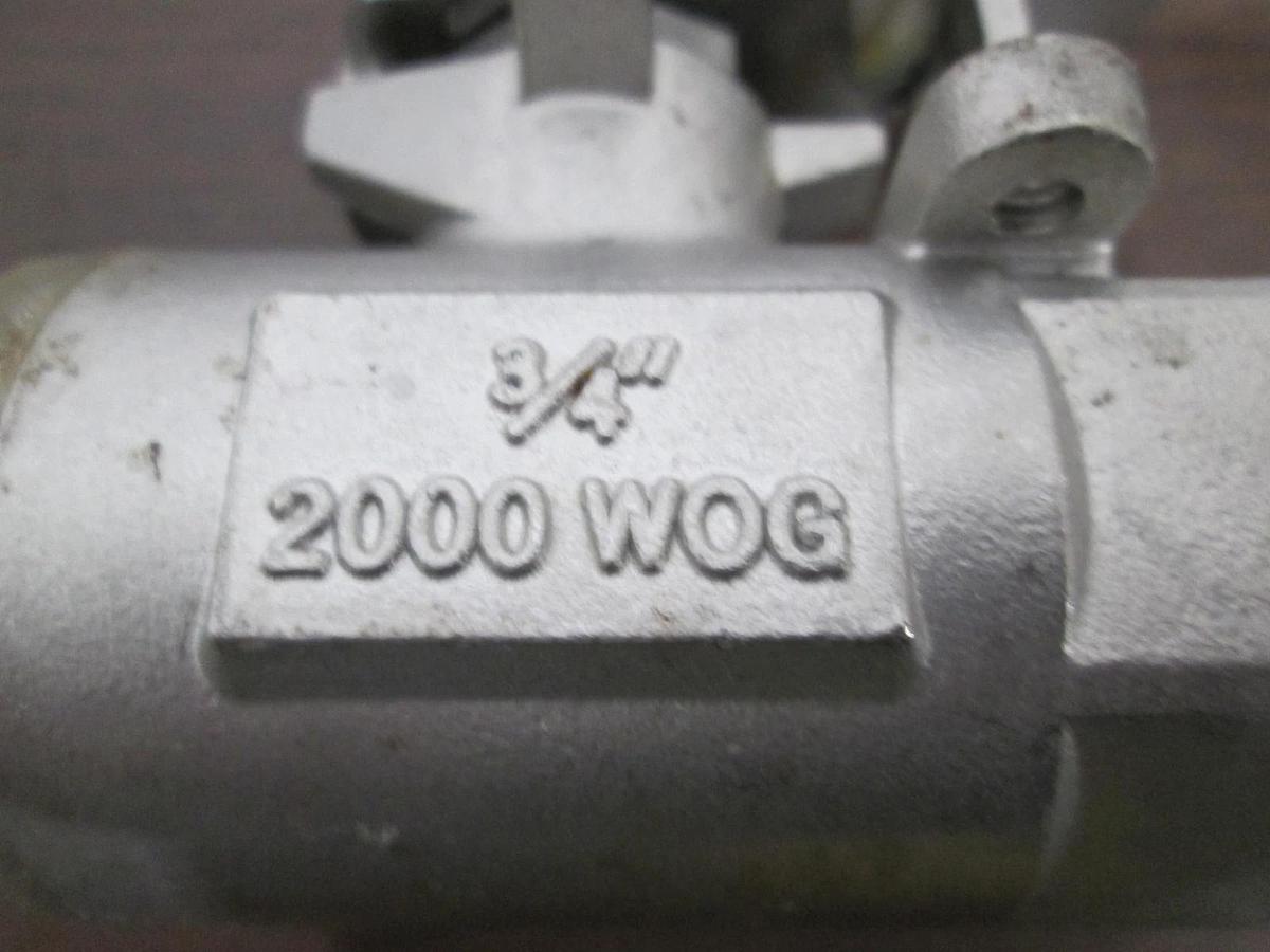 Used Apollo/Milwaukee, CF8M, 3/4", 2000 WOG, Ball Valve, Used, Lot of 2