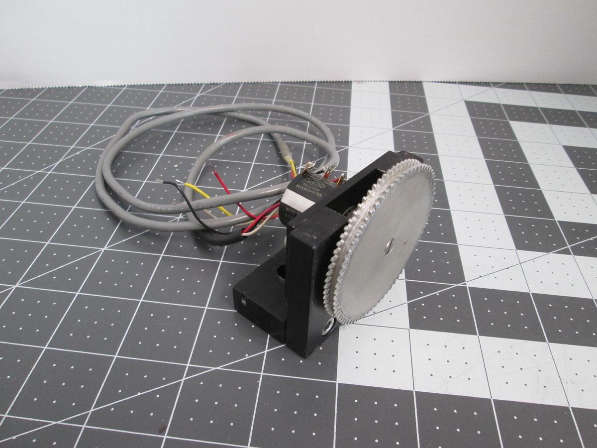 Used Spectrol Precision Potentiometer, MOD 534, 10-turn Wirewound Gear Assembly