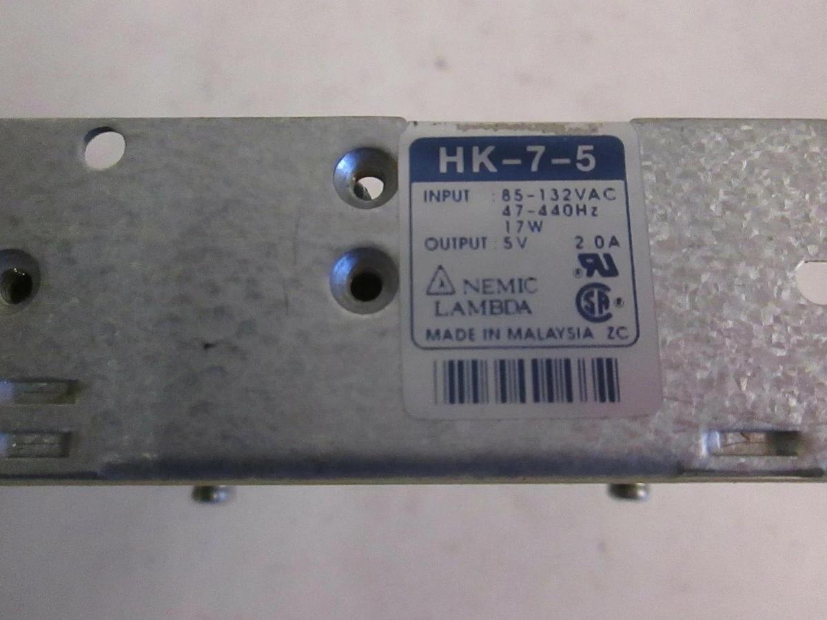 Used Lambda HK-7-5, Power Supply, 2A, 85-132VAC, 47-440Hz, 17W, Used