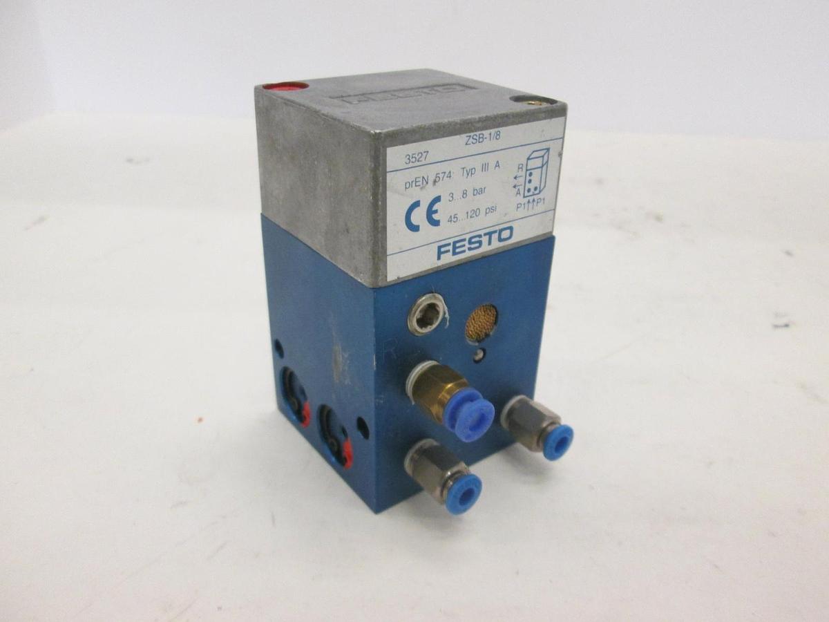 Used FESTO, ZSB-1/8, Control Block, Used