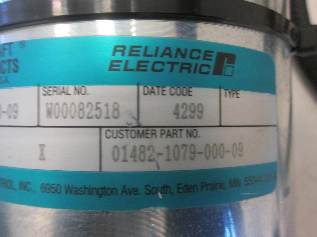 Used Reliance Motion Control, 01482-1079-000-09, Electro-Craft Servo Motor, Used