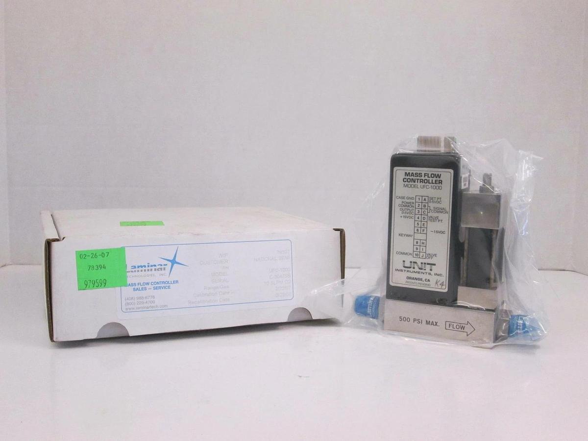 Used Unit UFC-1000 Mass Flow Controller MFC, O2, 10 SLPM