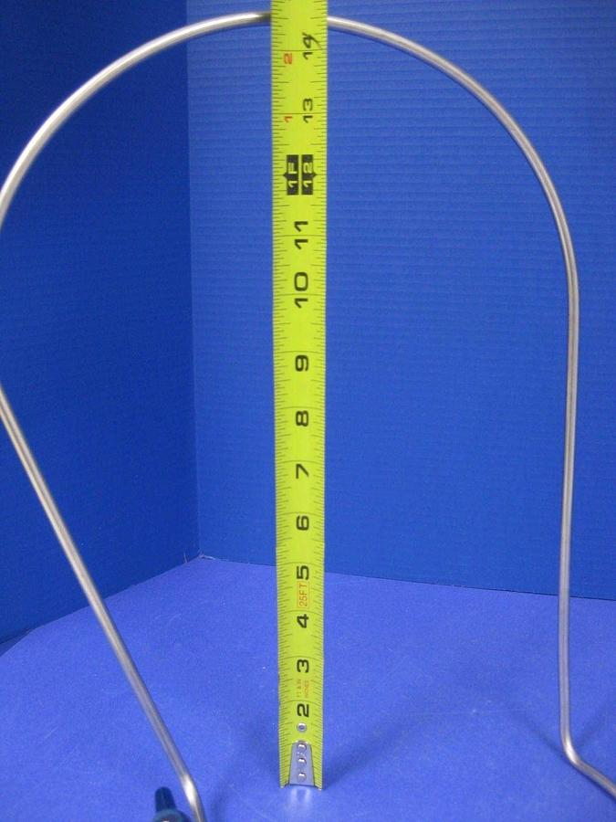 Used Semi-Gas Pigtail for High Purity Gas Panel: CGA 320 Bottle Fitting w/ Valve