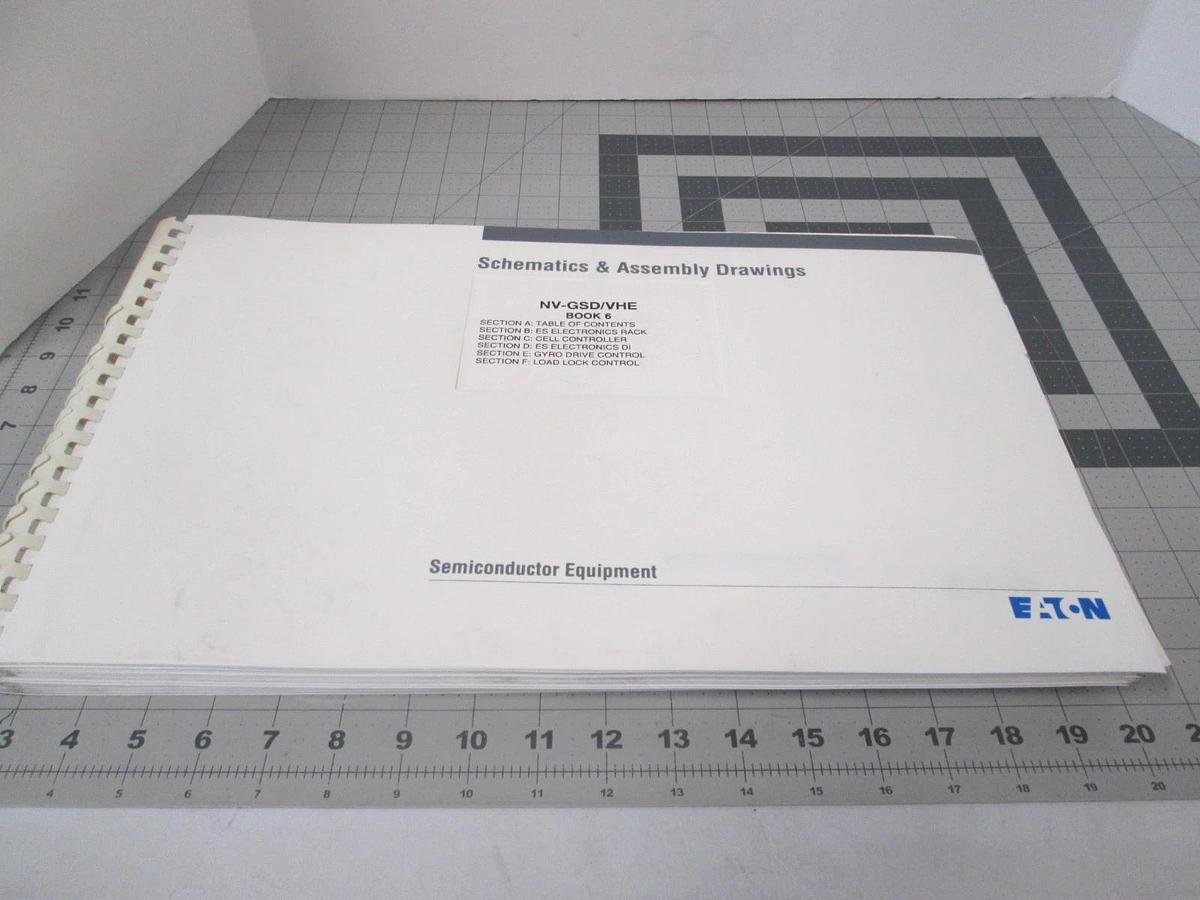 Used Eaton, NV-GSD/VHE, Book 6, Schematics and Assembly Drawings, Used