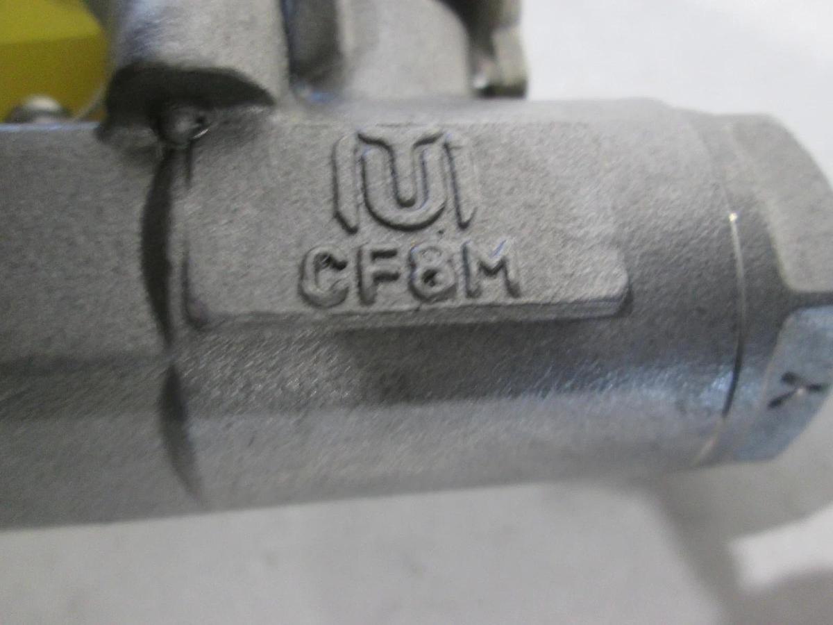 Milwaukee Valve Company, 1/2" Gate Valve, 2000 WOG, CF8M, New