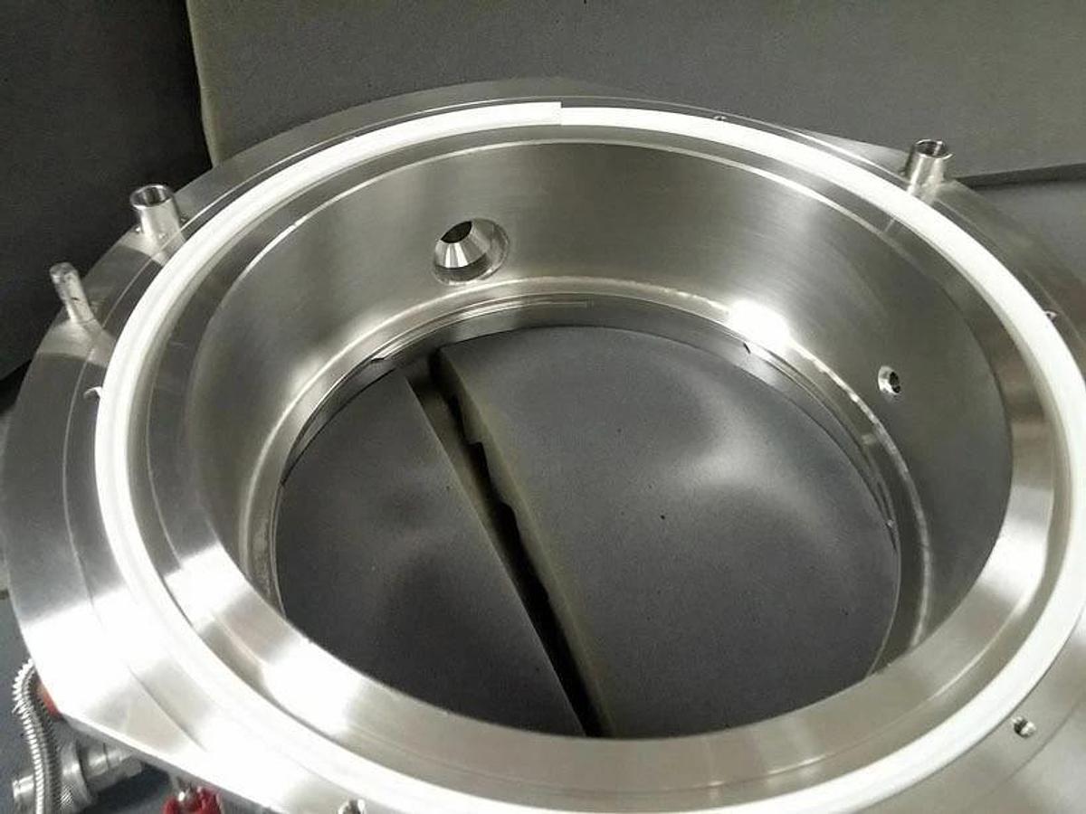Used TEL Tokyo Electron Process Chamber Manifold Flange Plenum, Used