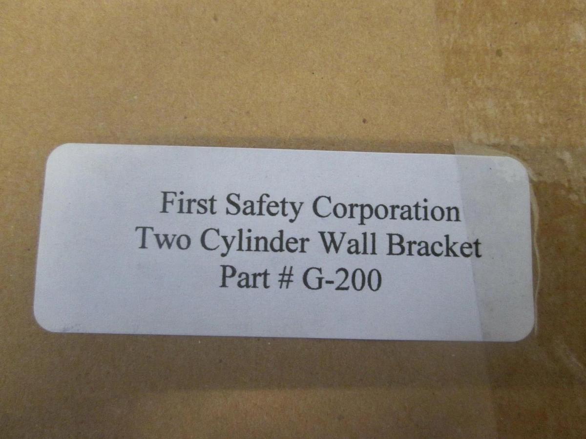 First Safety Corporation, Two Cylinder Wall Bracket, G-200, New, Lot of 2