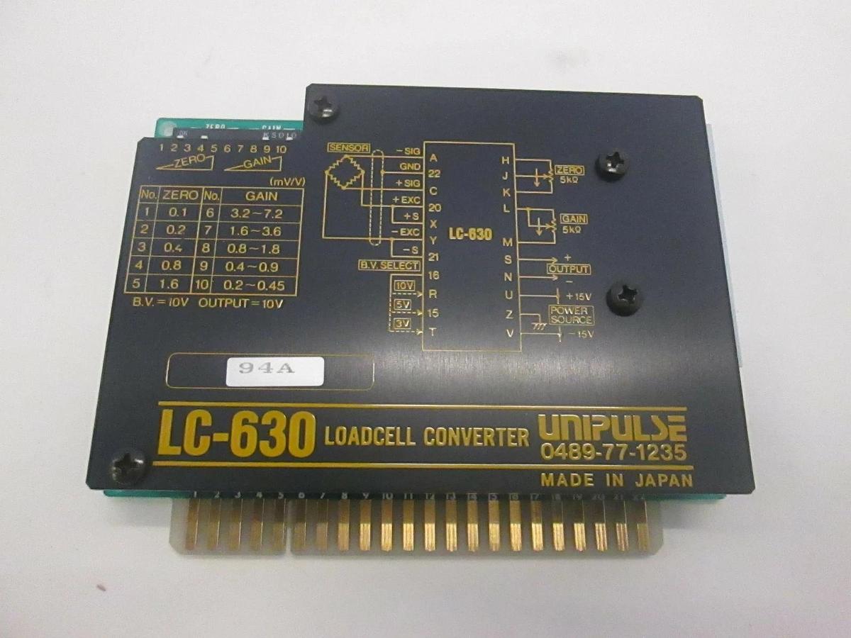 Used Unipulse, Loadcell Converter, LC-630, Used