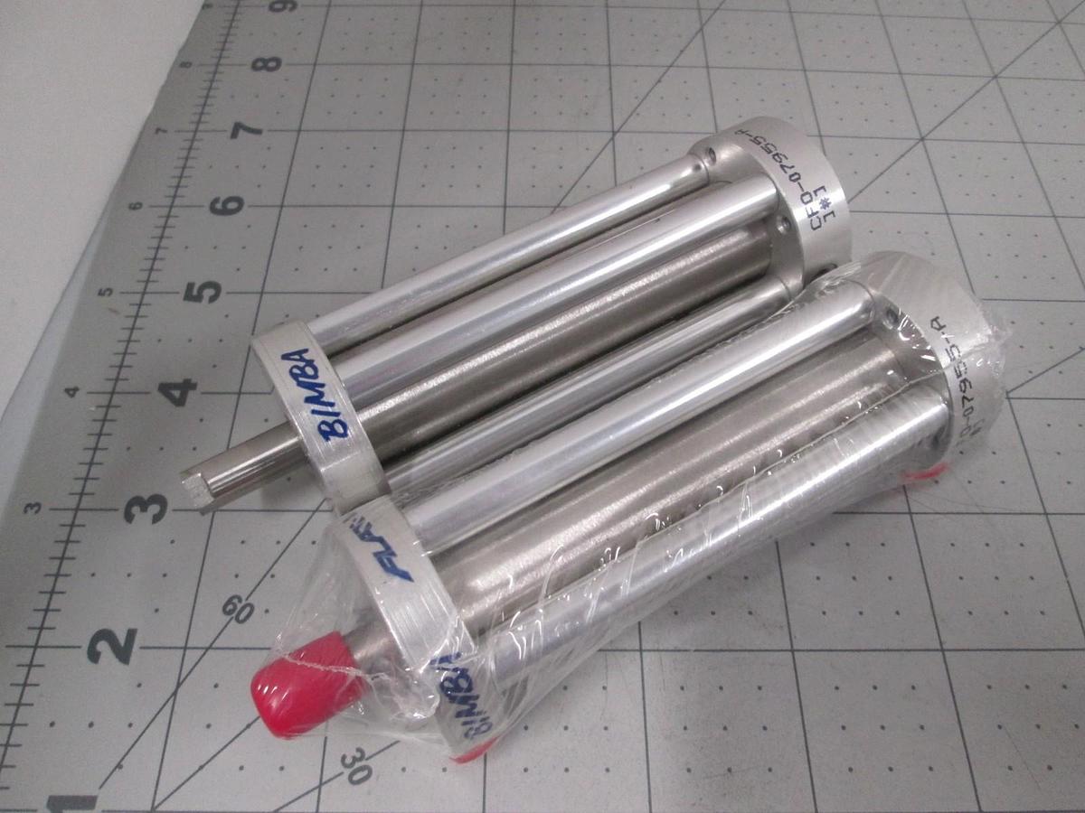 Bimba, CFO-07955-A, Pneumatic Air Cylinder, New, Lot of 2